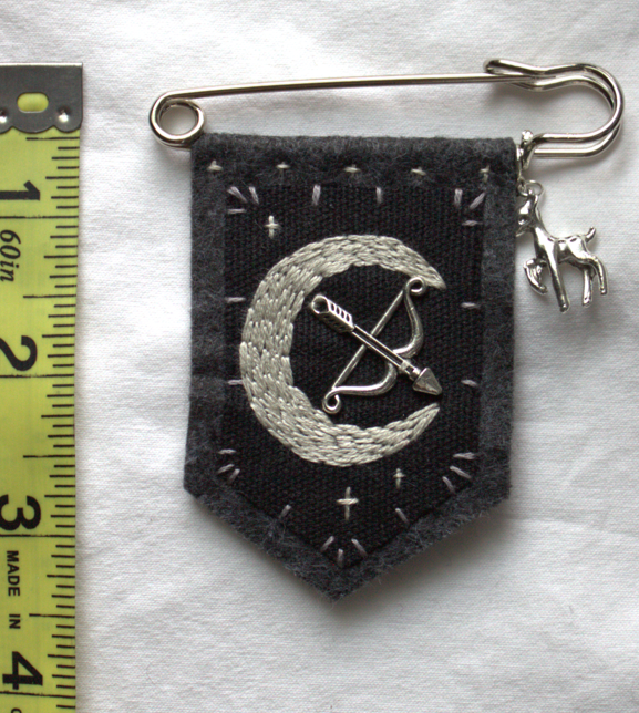 ♝PREORDER♝ Artemis Handmade Deity Pin