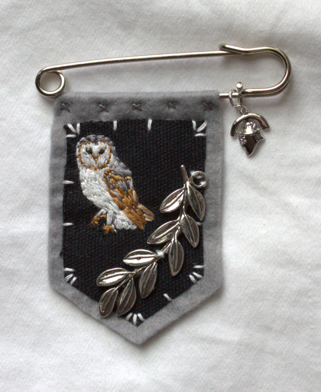 ♝PREORDER♝ Athena Handmade Deity Pin