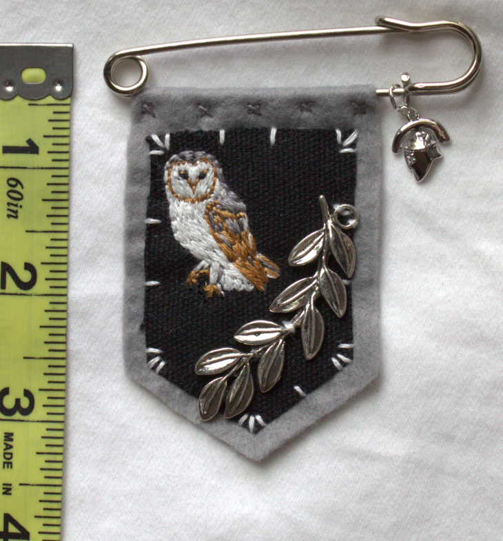 ♝PREORDER♝ Athena Handmade Deity Pin