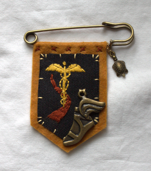♝PREORDER♝ Hermes Handmade Deity Pin
