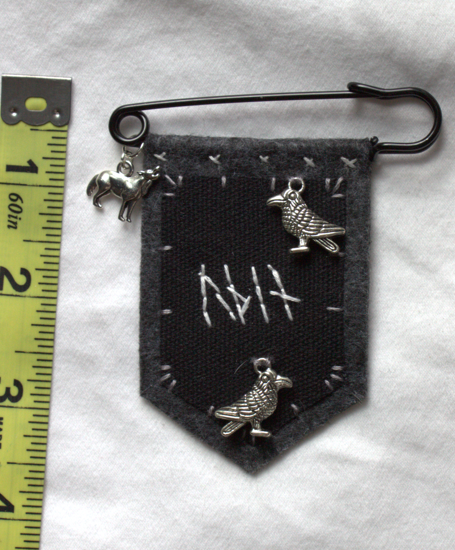 ♝PREORDER♝ Odin Handmade Deity Pin