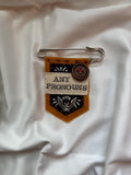 Handmade bat pronoun pin - customizable pronouns