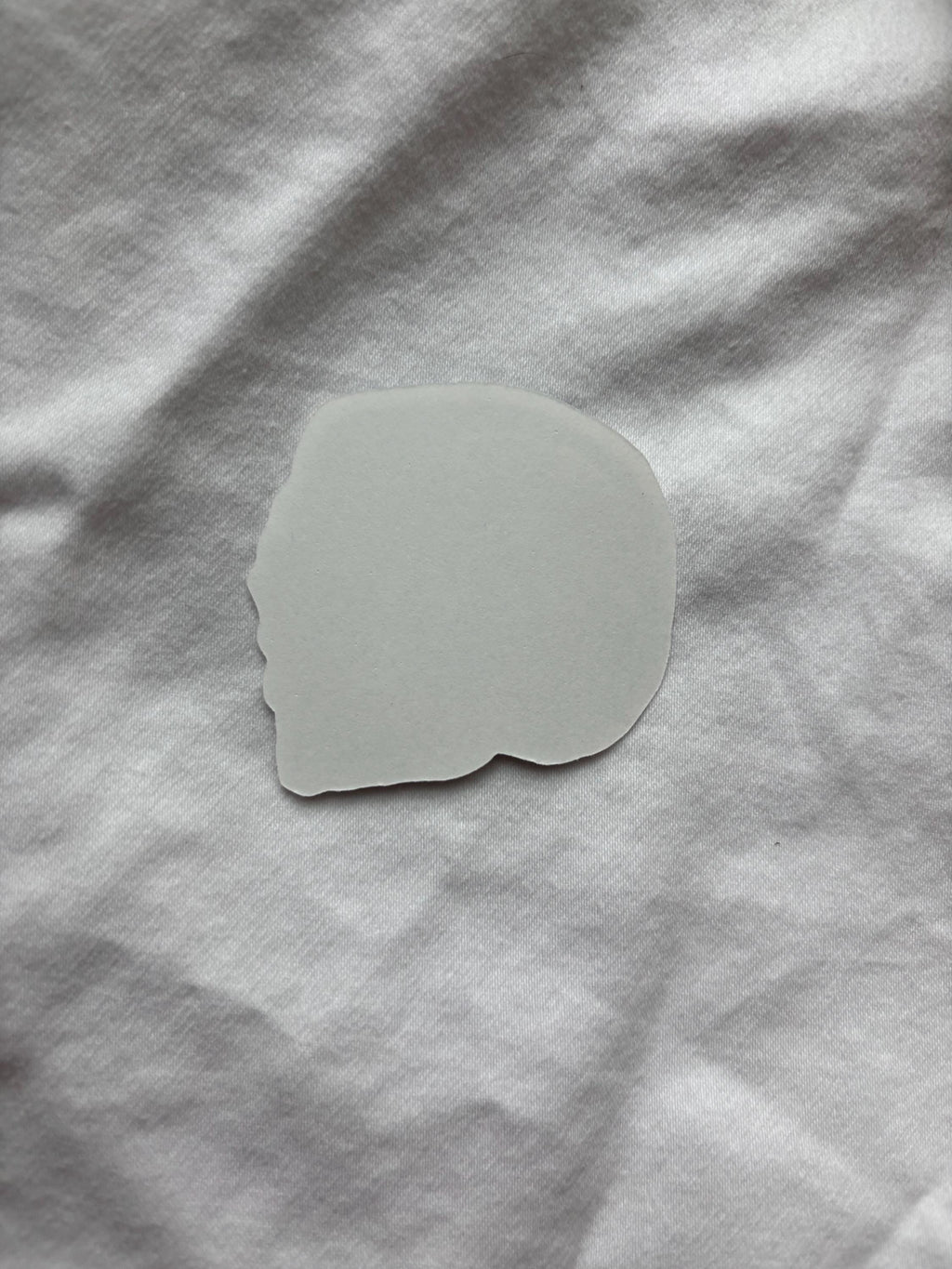 Vinyl Skull Sticker 2”