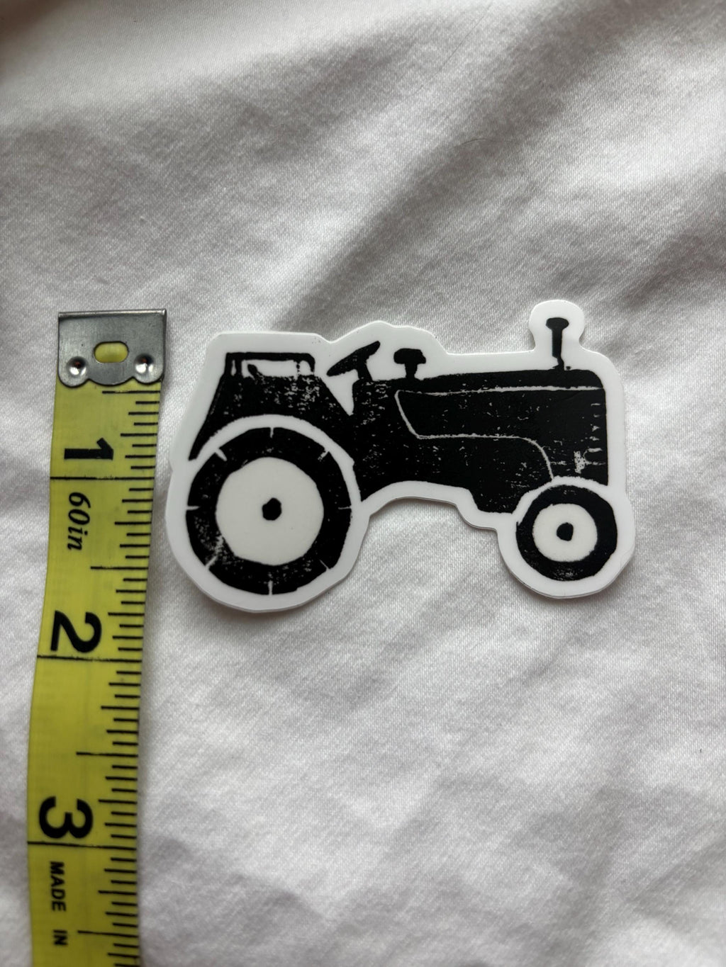 Vinyl Tractor Sticker 3”