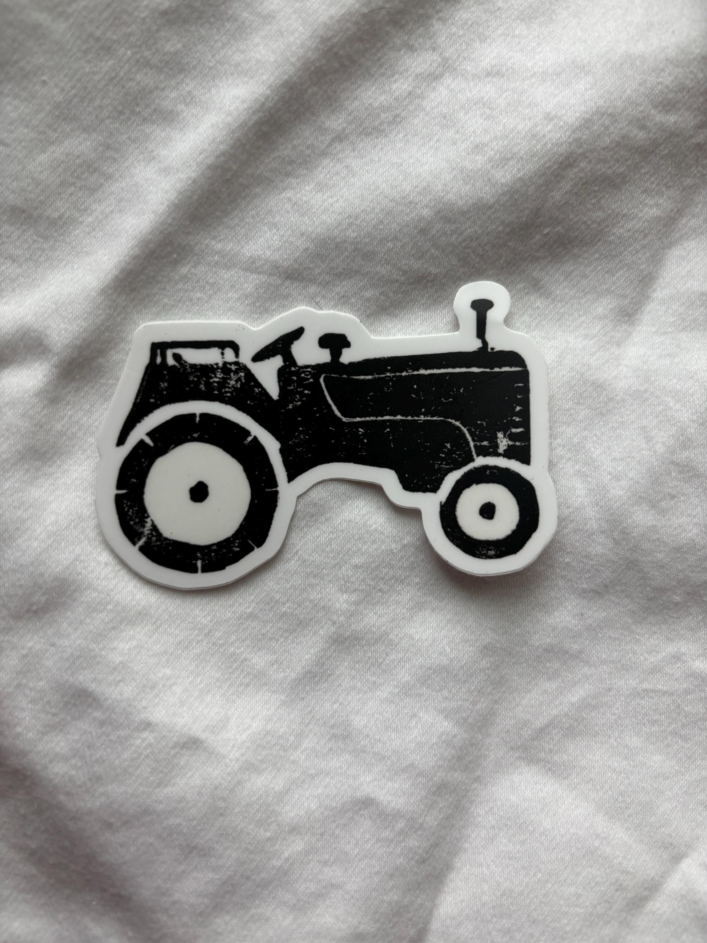 Vinyl Tractor Sticker 3”